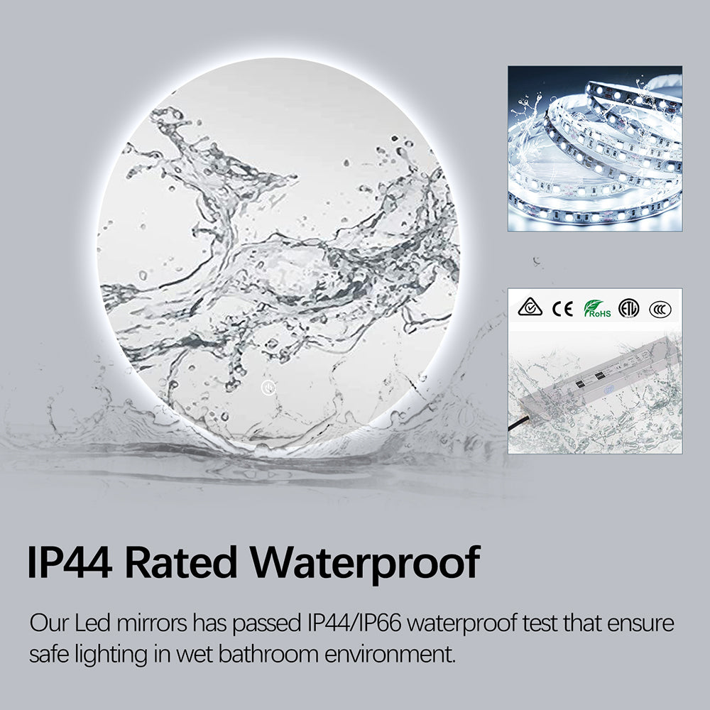 Prestige Frameless LED Mirror