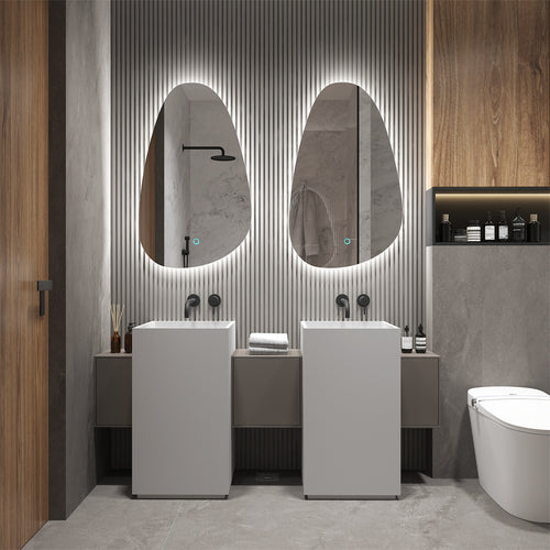 Irregular Shaped LED Mirror